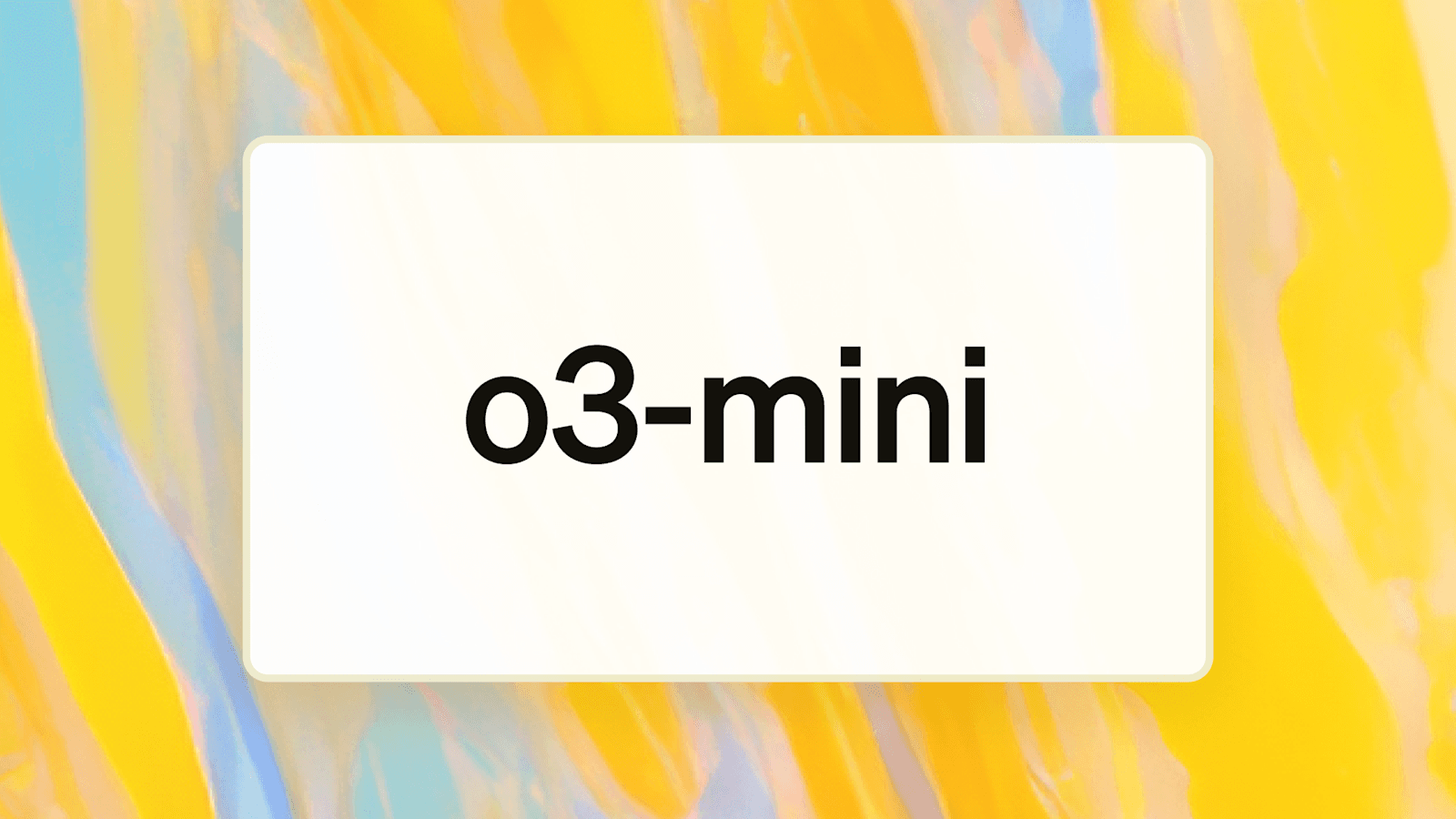How to access o3-mini model?