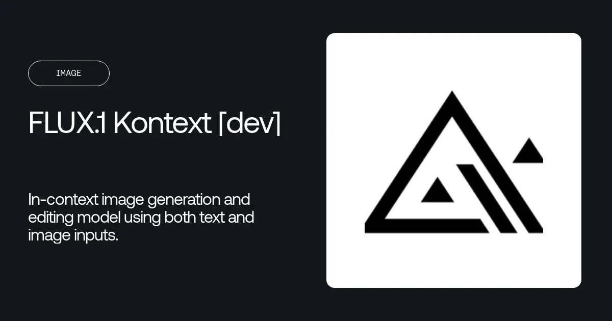 Black Forest Labs Launches FLUX.1 Kontext