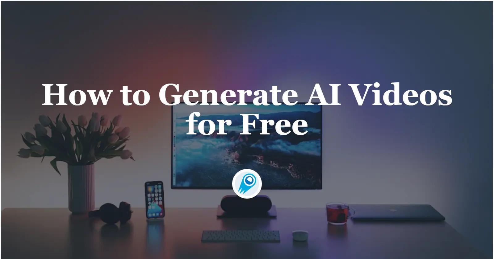 How to Generate AI Video for Free? All You Want to Know
