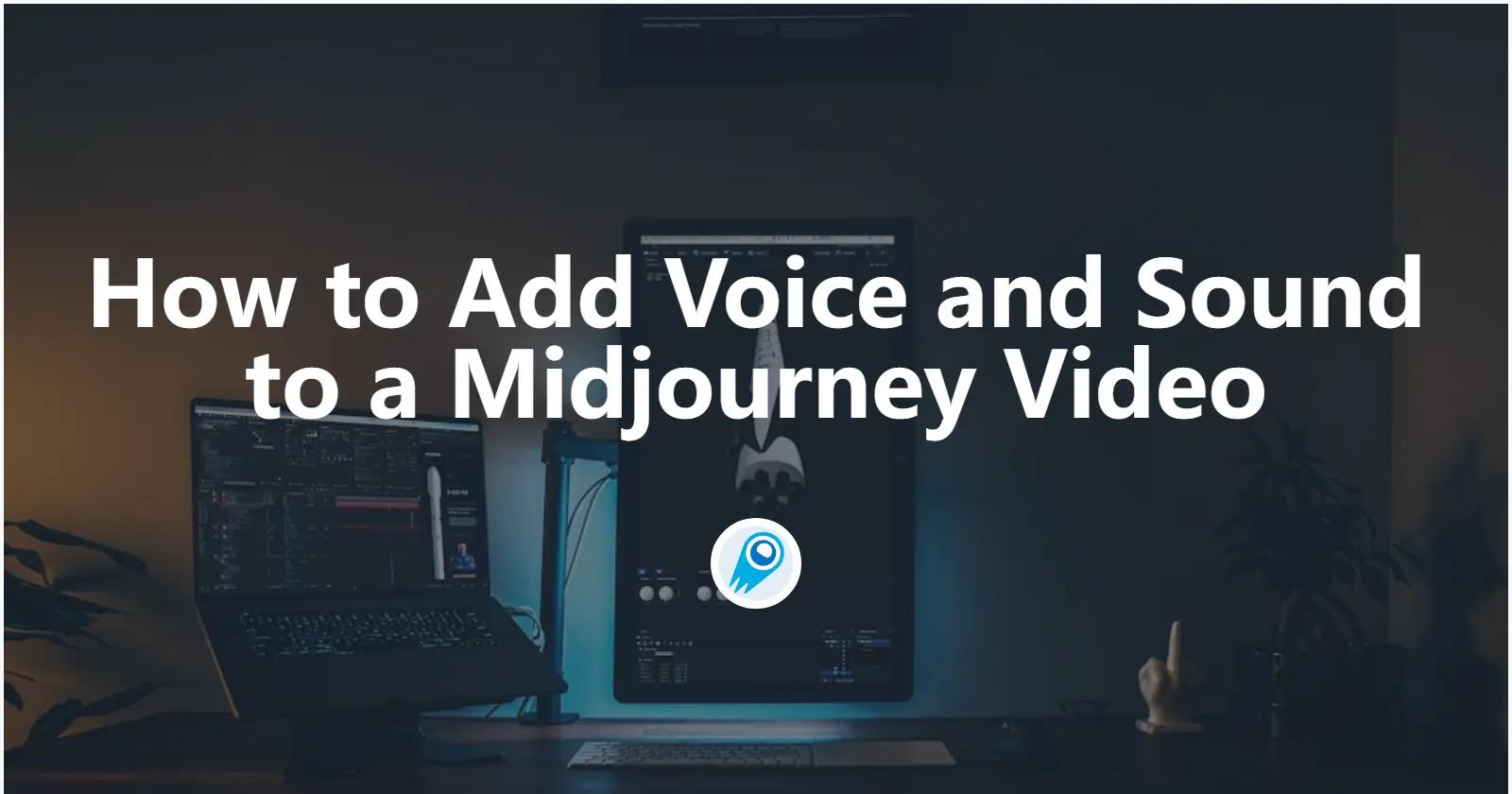 How to Add Voice and Sound to a Midjourney Video